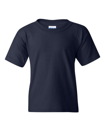 Pretreated Gildan 5000B Youth Heavy Cotton T-Shirt - Navy