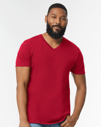 Pretreated Gildan 64V00 Softstyle V-Neck T-Shirt