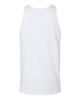 Pretreated American Apparel 2408 Unisex Fine Jersey Tank - White - Back