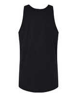 Pretreated American Apparel 2408 Unisex Fine Jersey Tank - Black - Back