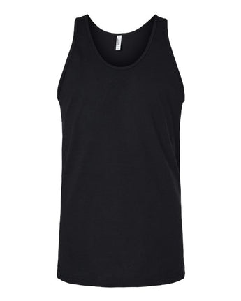 Pretreated American Apparel 2408 Unisex Fine Jersey Tank - Black