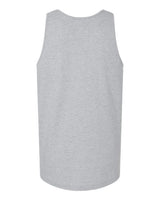 Pretreated American Apparel 2408 Unisex Fine Jersey Tank - Heather Grey - Back