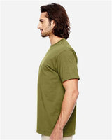 Pretreated econscious EC1000 Unisex Classic T-Shirt - Olive - On Model - Side