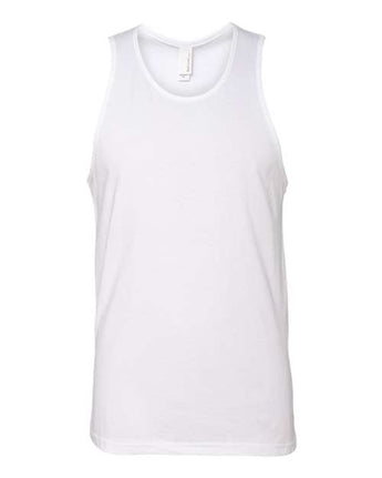 Pretreated Next Level 3633 Unisex Cotton Tank - White