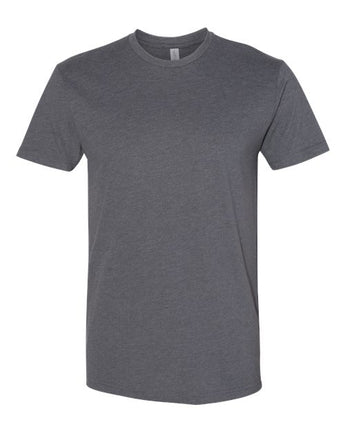 Pretreated Next Level 6410 Unisex Sueded Tee - Heather Metal