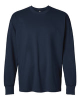 Pretreated Next Level 7211 Unisex Heavyweight Long Sleeve Tee - Midnight Navy