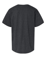 Pretreated Gildan 64000BCVC Softstyle CVC Youth T-Shirt - Pitch Black Mist - Back