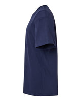 Pretreated American Apparel 5389 Unisex Sueded Tee - Sueded Navy - Side