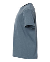 Pretreated Next Level 3312 Youth CVC Tee - Heather Slate Blue - Side