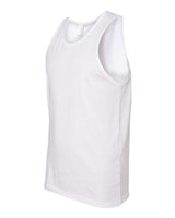 Pretreated Next Level 3633 Unisex Cotton Tank - White - Side