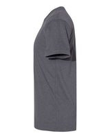 Pretreated Next Level 6410 Unisex Sueded Tee - Heather Metal - Side