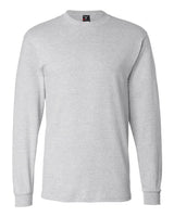 Pretreated Hanes 5186 Unisex Beefy-T Long Sleeve T-Shirt - Ash