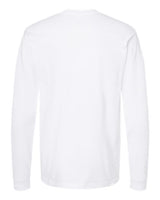 Pretreated Tultex 291 Unisex Heavyweight Jersey Long Sleeve T-Shirt - White - Back