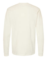 Pretreated Tultex 291 Unisex Heavyweight Jersey Long Sleeve T-Shirt - Natural - Back