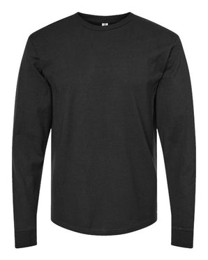 Pretreated Tultex 291 Unisex Heavyweight Jersey Long Sleeve T-Shirt - Black