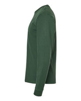 Pretreated Tultex 291 Unisex Heavyweight Jersey Long Sleeve T-Shirt - Hunter Green - Side