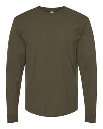Pretreated Tultex 291 Unisex Heavyweight Jersey Long Sleeve T-Shirt - Grape Leaf