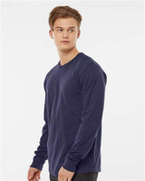 Pretreated Tultex 291 Unisex Heavyweight Jersey Long Sleeve T-Shirt - Inked India - On Model - Side