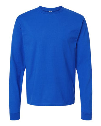 Pretreated Tultex 291 Unisex Heavyweight Jersey Long Sleeve T-Shirt - Royal