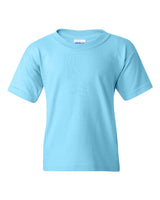 Pretreated Gildan 5000B Youth Heavy Cotton T-Shirt - Sky