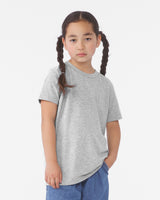 Pretreated BELLA+CANVAS 3001YCVC Youth Heather CVC Jersey Tee - Athletic Heather