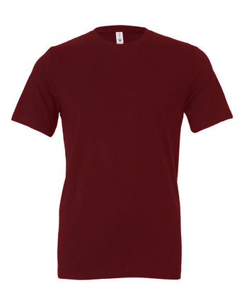 Pretreated BELLA+CANVAS 3001 Unisex Jersey Tee - Maroon