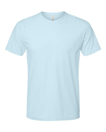 Pretreated Next Level 6410 Unisex Sueded Tee - Light Blue