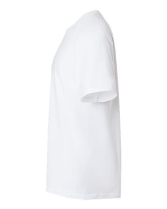 Pretreated American Apparel 5389 Unisex Sueded Tee - Sueded White - Side