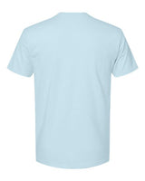 Pretreated Next Level 6410 Unisex Sueded Tee - Light Blue - Back