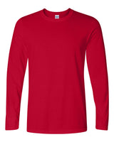 Pretreated Gildan 64400 Unisex Softstyle Unisex Long Sleeve T-Shirt - Cherry Red