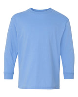 Pretreated Gildan 5400B Youth Heavy Cotton Long Sleeve T-Shirt - Carolina Blue