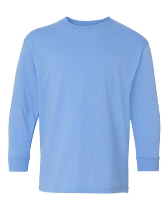 Pretreated Gildan 5400B Youth Heavy Cotton Long Sleeve T-Shirt - Carolina Blue