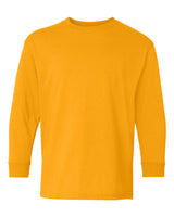 Pretreated Gildan 5400B Youth Heavy Cotton Long Sleeve T-Shirt - Gold