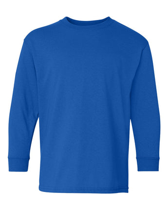 Pretreated Gildan 5400B Youth Heavy Cotton Long Sleeve T-Shirt - Royal