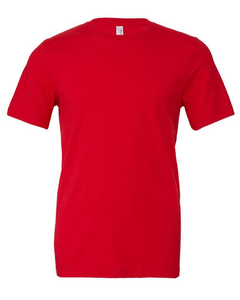 Pretreated BELLA+CANVAS 3001 Unisex Jersey Tee - Red