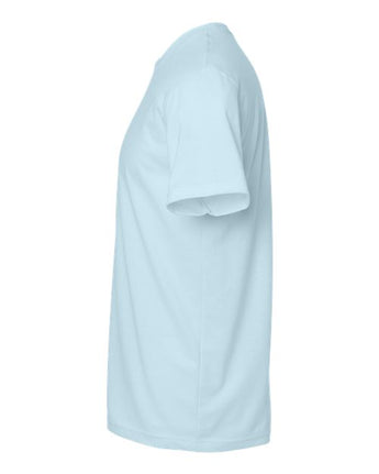 Pretreated Next Level 6410 Unisex Sueded Tee - Light Blue - Side