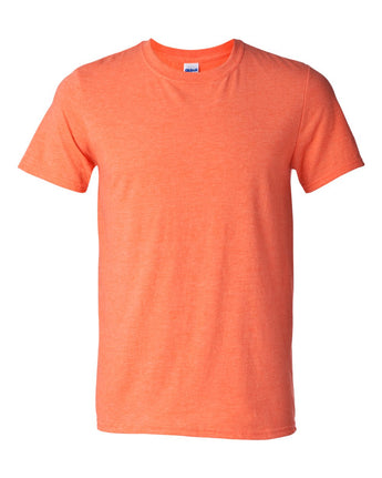Pretreated Gildan 64000 Softstyle T-Shirt - Heather Orange