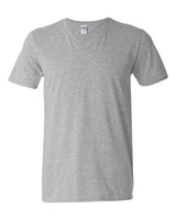 Pretreated Gildan 64V00 Softstyle V-Neck T-Shirt - Sport Grey