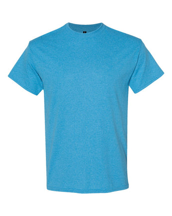 Pretreated Gildan 5000 Heavy Cotton T-Shirt - Heather Sapphire