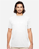 Pretreated econscious EC1000 Unisex Classic T-Shirt - White - On Model