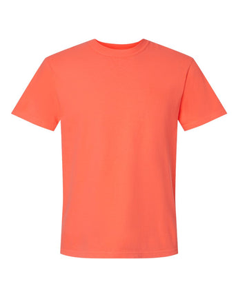 Pretreated Comfort Colors 1717 Garment-Dyed Heavyweight T-Shirt - Neon Red Orange