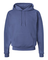 Pretreated Hanes P170 Unisex Ecosmart Hooded Sweatshirt - Denim Blue