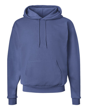 Pretreated Hanes P170 Unisex Ecosmart Hooded Sweatshirt - Denim Blue