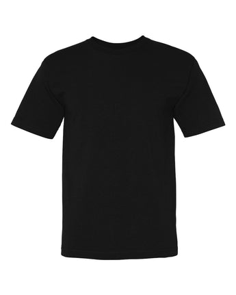 Pretreated Bayside 5040 Unisex USA-Made Midweight T-Shirt - Black