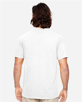 Pretreated econscious EC1000 Unisex Classic T-Shirt - White - On Model - Back