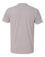 Pretreated Next Level 6410 Unisex Sueded Tee - Light Grey - Back