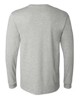 Pretreated BELLA+CANVAS 3501CVC Heather CVC Long Sleeve Tee - Athletic Heather - Back