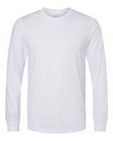 Pretreated BELLA+CANVAS 3501CVC Heather CVC Long Sleeve Tee - Solid White Blend