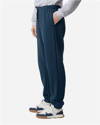 Pretreated American Apparel RF491 Unisex ReFlex Fleece Sweatpants - Sea Blue - On Model - Side