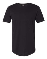 Pretreated Next Level 3602 Unisex Cotton Long Body Tee - Black